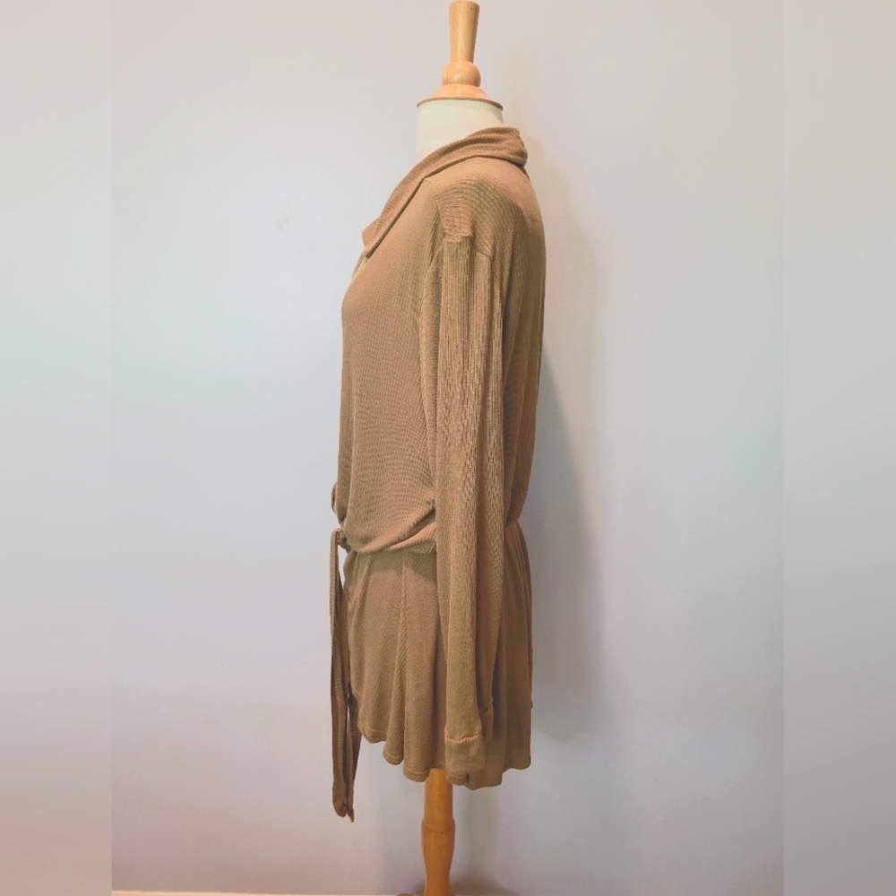 Free People Beach Lively Romper Tropical Nut SZ M - Picture 3 of 10